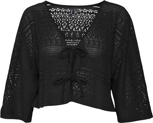 Se Vero Moda Vmhoney Lace 3/4 Bolero TOP WVN GA Kvinde Black Kortærmede Bluser Str XS - hos Magasin ved Magasin