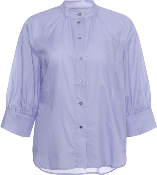 Heartmade ¤ Gionna Shirt HM ¤ Kvinde Blue Lavender Kortærmede Skjorter Str 42 - hos Magasin