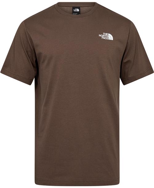 Se The North Face M S/S BOX NSE TEE Smokey Brown/tnf Mand Smokey Brown/tn Kortærmede T-shirts Str XL - Bomuld hos Magasin ved Magasin