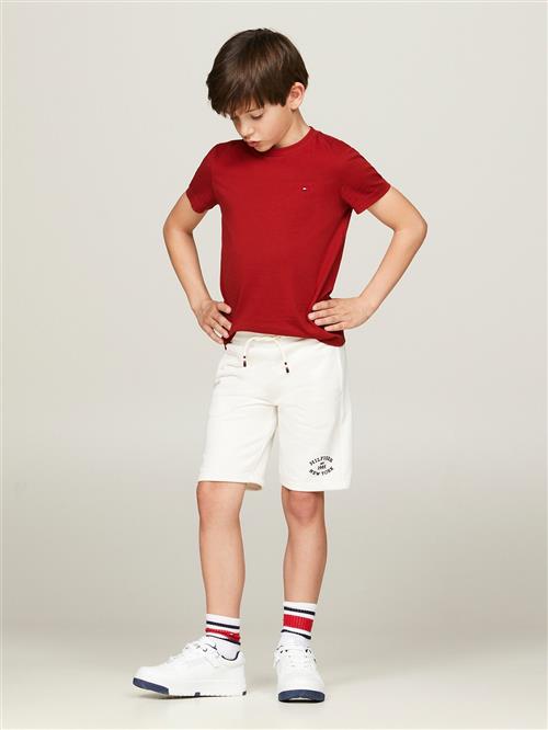 Tommy Hilfiger Essential Cotton TEE SS Str 5 år / 110 cm - Dark Magma Kortærmede T-shirts hos Magasin