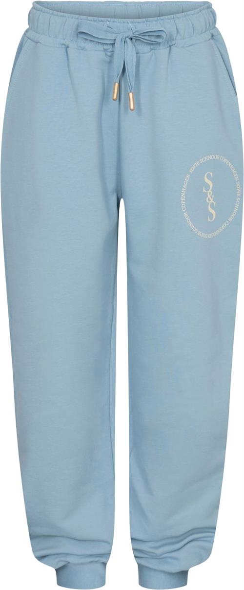 Se Sofie Schnoor Sweatpants Str 8 år / 128 cm - Light Blue Bukser hos Magasin ved Magasin