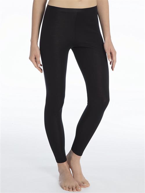 Se Calida True Confidence Leggings Kvinde Ws Schwarz Leggings Str XL - Silke hos Magasin ved Magasin