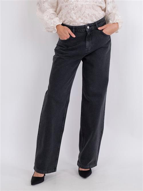 Se Neo Noir Simona D Pants Kvinde Black Straight Jeans Str 32 - Denim hos Magasin ved Magasin