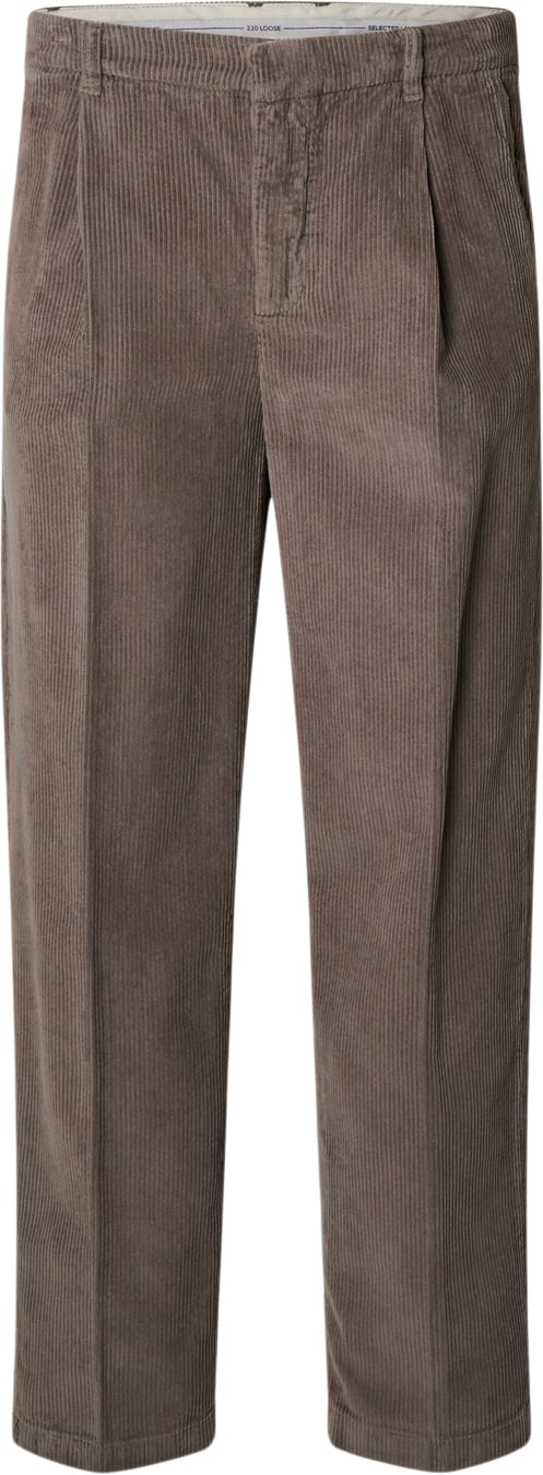 Selected Homme Slh220loose Tristan Cord Pant Mand Morel Chinos Str "30/""32" - hos Magasin