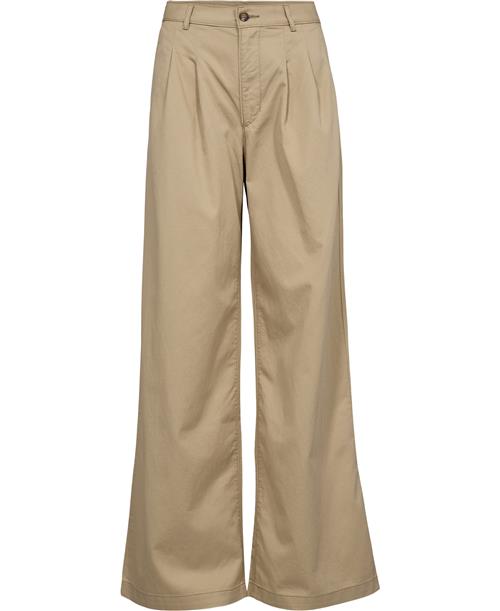 Se Levi's Pleated Wideleg Trouser Safari Kvinde Hvid Bukser Med Brede Ben Str W30 / L32 - hos Magasin ved Magasin