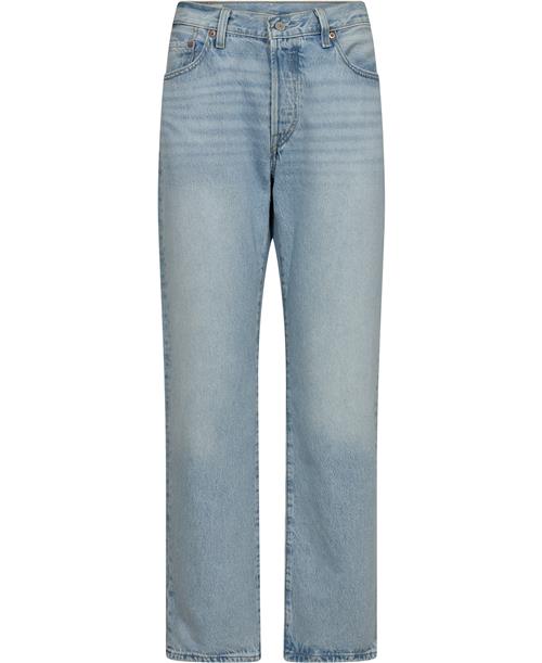 Se Levi's 501 90S Ever Afternoon Kvinde Blå Straight Jeans Loose Fit Str W31 / L32 - hos Magasin ved Magasin