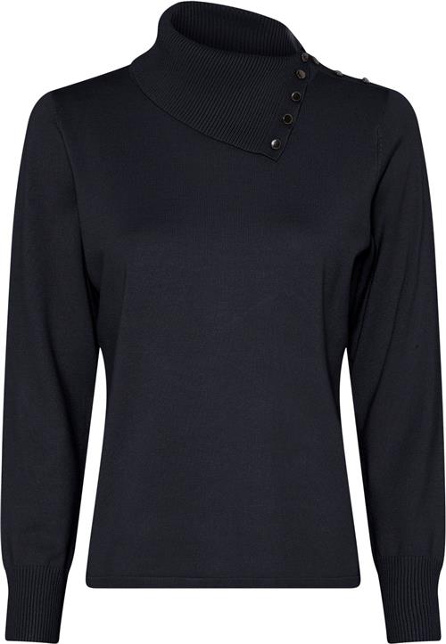 Se Micha Bbjumper_ Basic Viscose Knit Kvinde Navy Sweaters Str XL - hos Magasin ved Magasin