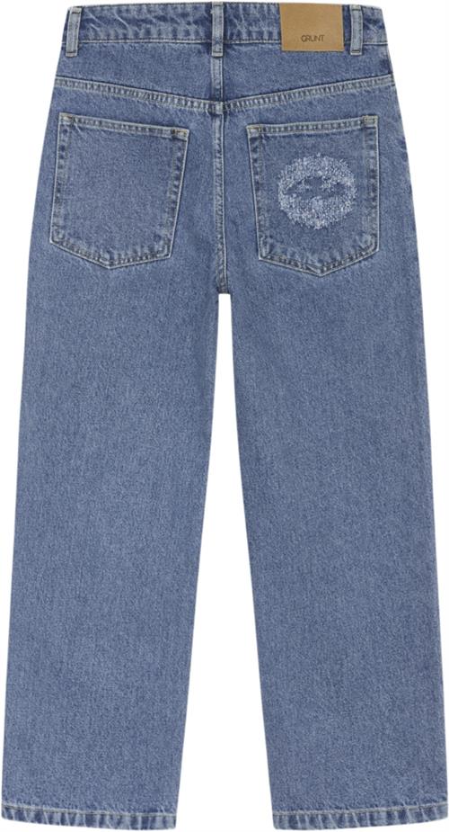 Grunt Giant Nik Str 29/16Y - Dark Blue Jeans hos Magasin