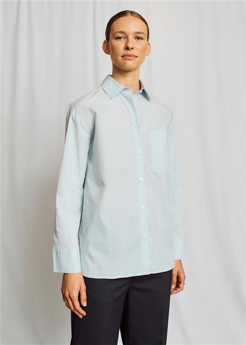 Bruun & Stengade BS Caia Regular Fit Shirt Kvinde Light Blue Skjorter Str 38 - hos Magasin