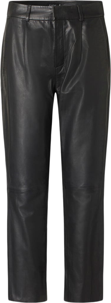 IVY Copenhagen Ivyali Kylie Leather Pant Kvinde Black Læderbukser Str 40 / Lengt - hos Magasin