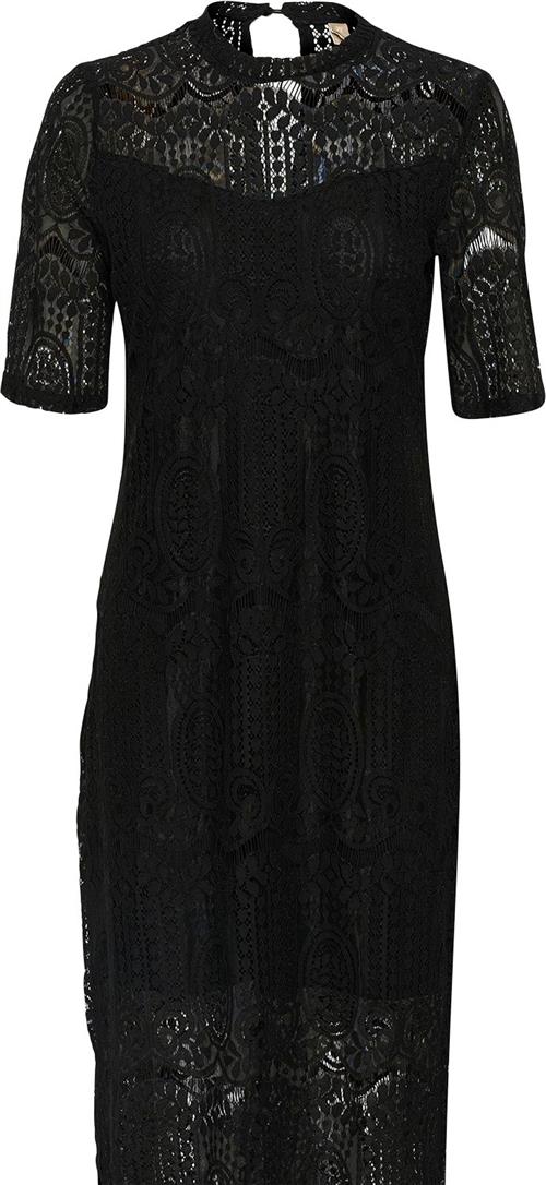 Culture Cuima Lace Dress Kvinde Black Korte Kjoler Str L - hos Magasin