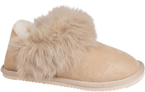 Lovelies Molde Shearling Boots Kvinde Safari Hjemmesko Str 39 - Uld hos Magasin