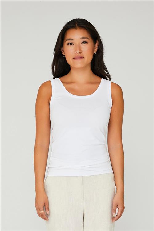 Se A-VIEW Stabil Tank top Kvinde White Tanktoppe Str M - hos Magasin ved Magasin