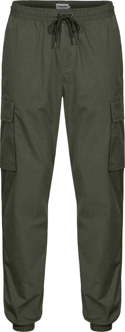 Se Resteröds Cargo Pants Lightweight Mand Grøn Cargo Bukser Str M - hos Magasin ved Magasin