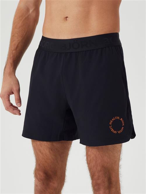 Björn Borg Borg GYM Short Shorts Mand Black Beauty Badeshorts Str M - hos Magasin