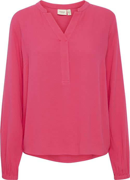 Fransa Frhaida BL 1 Kvinde Beetroot Purple Langærmede Bluser Regular Fit Str XXL - hos Magasin