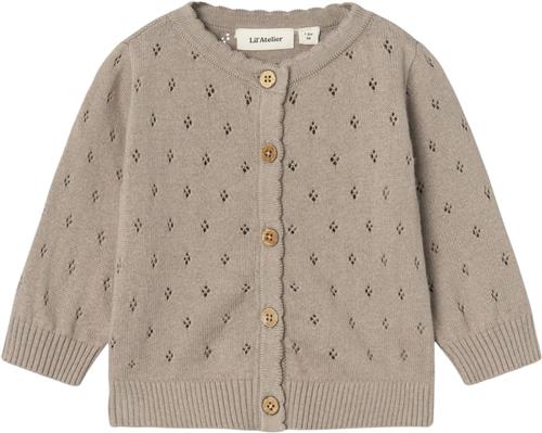 Se Lil' Atelier Nbfnimi LS Knit Card LIL Str 86 - Etherea Cardigans hos Magasin ved Magasin