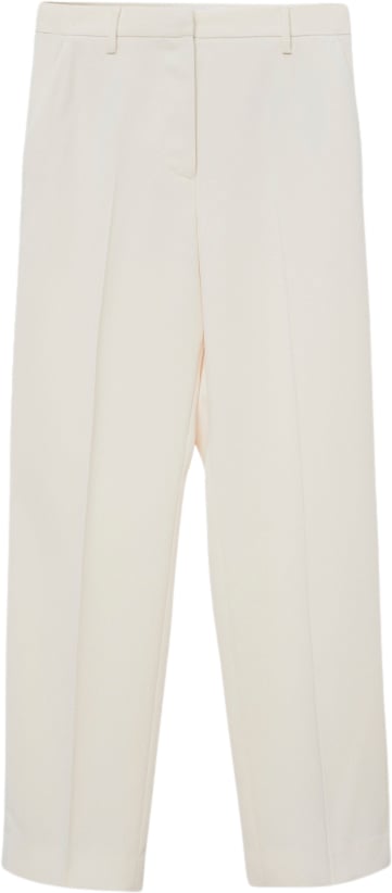 DAY Birger et Mikkelsen Classic Lady Classic Gabardine Kvinde Ivory Shade Bukser Med Lige Ben Str 42 - hos Magasin