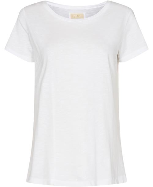 Se Mos Mosh Arden Organic OSS Tee Kvinde White Kortærmede T-shirts Str M - Bomuld hos Magasin ved Magasin