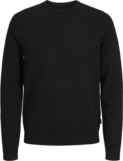 JJ-REBEL Jrebcallum Knit Crew Neck Noos Mand Sort Sweaters Regular Fit Str M - hos Magasin