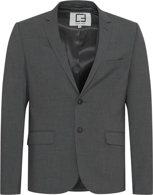 Se Casual Friday Cfbernd Blazer Mand Mid Grey Melange Blazere Slim Fit Str 52 - hos Magasin ved Magasin