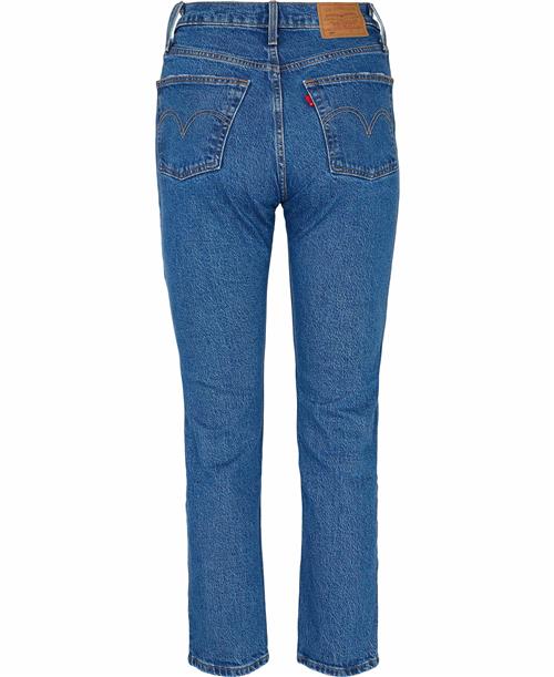 Se Levi's 501 Crop Jazz POP Kvinde Blå Skinny Jeans Str W27/L30 - hos Magasin ved Magasin