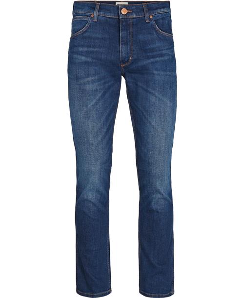 Wrangler Greensboro Jeans Mand Blå Jeans Straight Fit Str 30/32 - hos Magasin