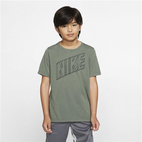 Nike Breathe Ss Graphic Top 128-137 / S - T-shirts Bomuld hos Magasin