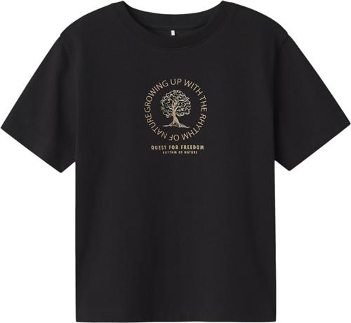 Name It Nkmnakabbo SS Nreg Heavy TOP Str 146/152 - Blå Kortærmede T-shirts hos Magasin