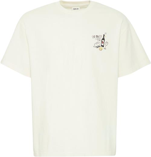 !Solid Sdnoman Mand Pristine Kortærmede T-shirts Str XL - hos Magasin