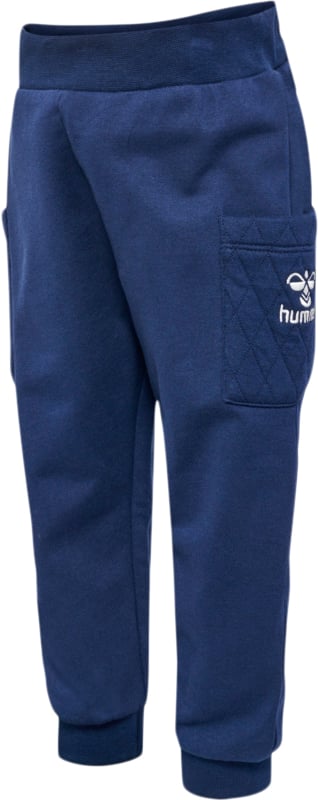 Hummel Hmlosvaldo Pants Str 3 år / 98 cm - Blå Bukser hos Magasin