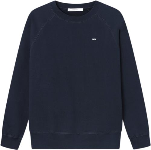 Se Wood Wood Hester Classic Sweatshirt Mand Blå Sweatshirts Str M - hos Magasin ved Magasin