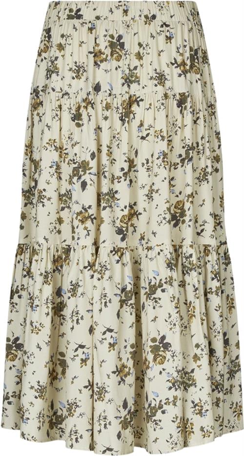 Lollys Laundry Morningll Maxi Skirt Kvinde Flower Print Maxi Nederdele Str L - hos Magasin