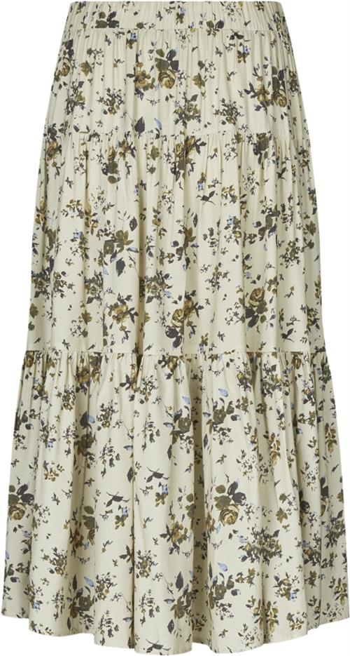 Lollys Laundry Morningll Maxi Skirt Kvinde Flower Print Maxi Nederdele Str M - hos Magasin