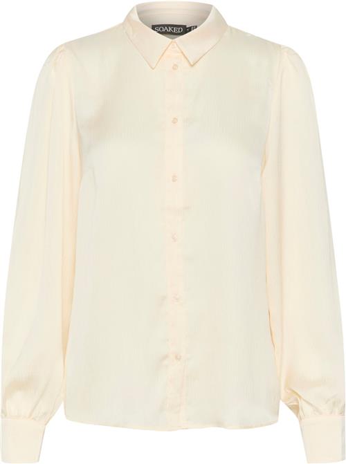 Soaked in Luxury Slparis Shirt LS Kvinde Whisper White Langærmede Skjorter Classic Fit Str XS - hos Magasin