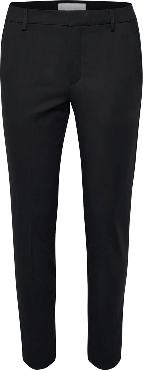 InWear Zella Pant hw Kvinde Sort Bukser Med Smalle Ben Regular Fit Str 40 - hos Magasin