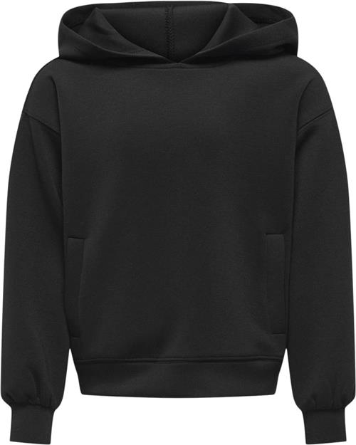 ONLY Kogalina L/S Hood SWT Str 122/128 - Sort Sweatshirts Denim hos Magasin