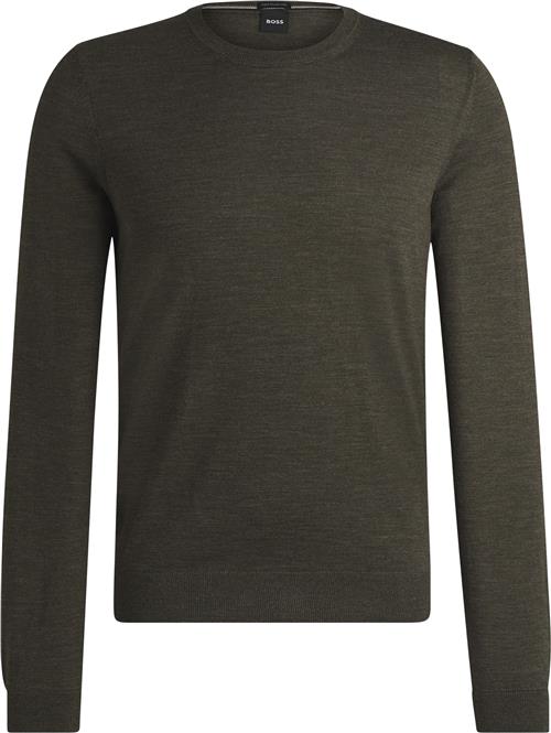 BOSS Lenop Mand Open Green Sweaters Str XL - hos Magasin