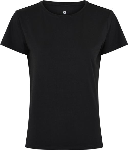 JBS of Denmark JBS of DK Basic tee Bamboo Kvinde Sort Kortærmede T-shirts Str XXL - hos Magasin