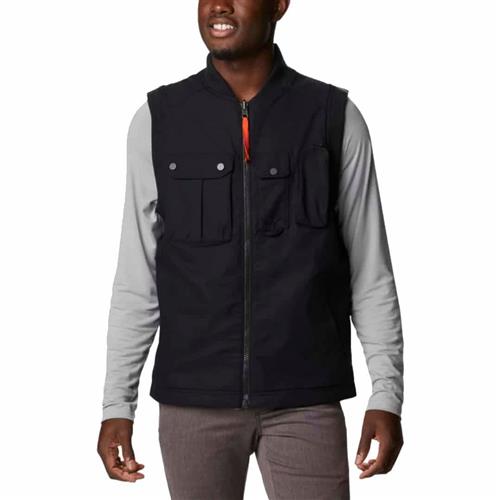 Columbia Field roc Reversible Vest Mand Black Veste Str L - Polyester hos Magasin