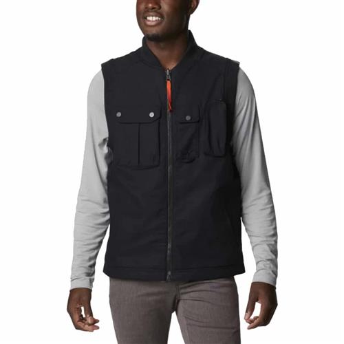 Columbia Field roc Reversible Vest Mand Black Veste Str XS - Polyester hos Magasin