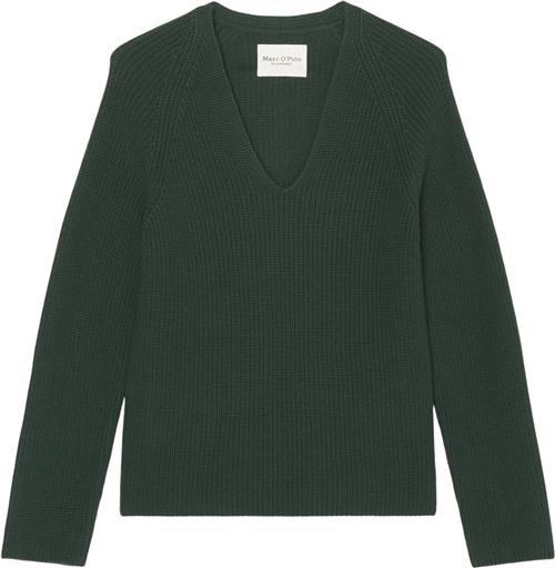 Marc O’Polo Pullover, Longsleeve, Vneck Kvinde Midnight Pine Sweaters Str L - hos Magasin