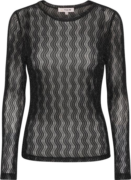 A-VIEW Evalla Blouse Kvinde Black Toppe Str 44 - hos Magasin