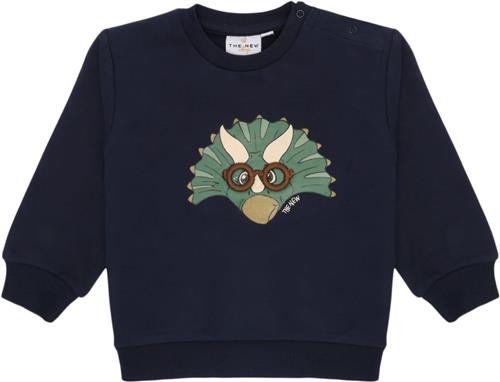 The New Tnsleroy Sweatshirt Str 80 cm - Navy Blazer Sweatshirts Bomuld hos Magasin