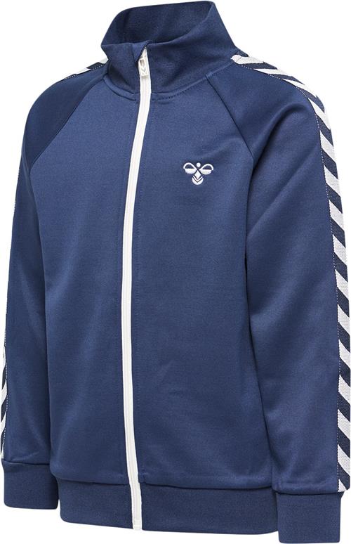 Se Hummel Hmlkick ZIP Jacket Str 9 år / 134 cm - Blå Sweatshirts hos Magasin ved Magasin