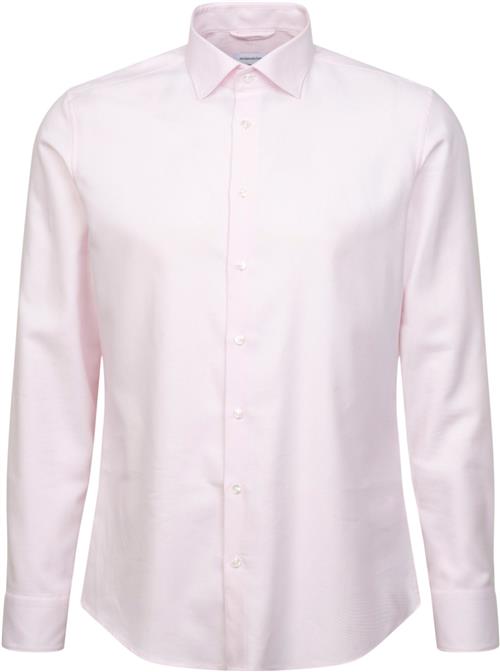 Seidensticker Business Shirt Slim Long Sleeve Kentcollar Uni Mand Pink Langærmede Skjorter Slim Fit Str 40 - hos Magasin