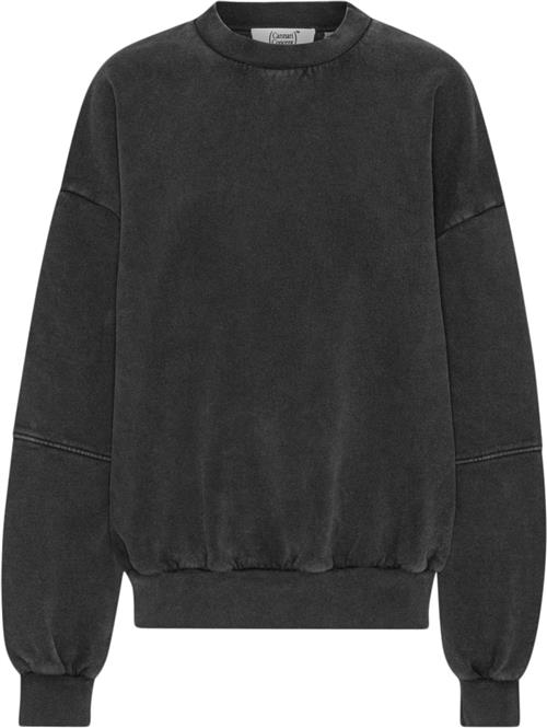 Cannari Concept Crewneck W. Dring Kvinde Tap Shoe Black Sweatshirts Str 34 - hos Magasin