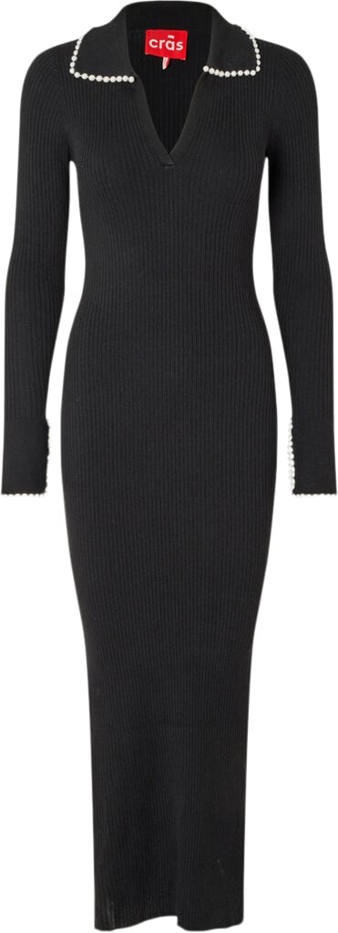 Cras Alyssacras Dress Kvinde Black Maxi Kjoler Str 40 - hos Magasin