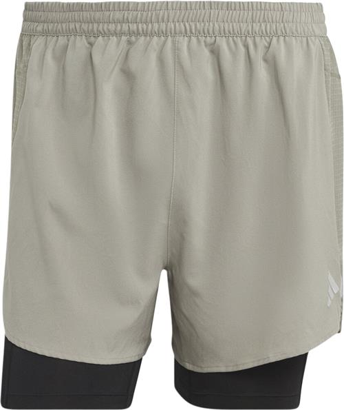 adidas Designed 4 Running 2in-1 Shorts M - Træningsshorts Polyester hos Magasin