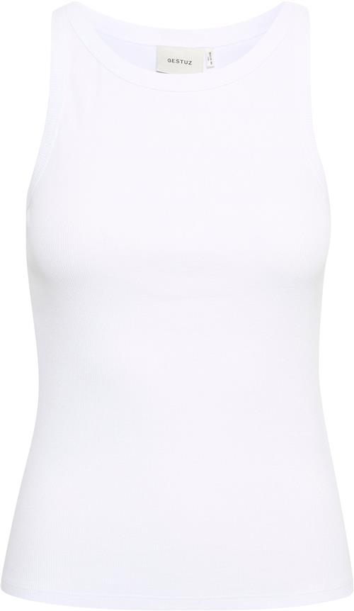 Gestuz Drewgz sl top Noos Kvinde Bright White Tanktoppe Str XL - hos Magasin